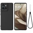 Захисний чохол Deexe Silicone Case для Motorola Edge 50 Neo - Black (367118B)