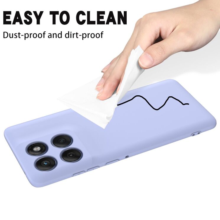 Защитный чехол Deexe Silicone Case для Motorola Edge 60 Pro - Black: фото 8 из 8