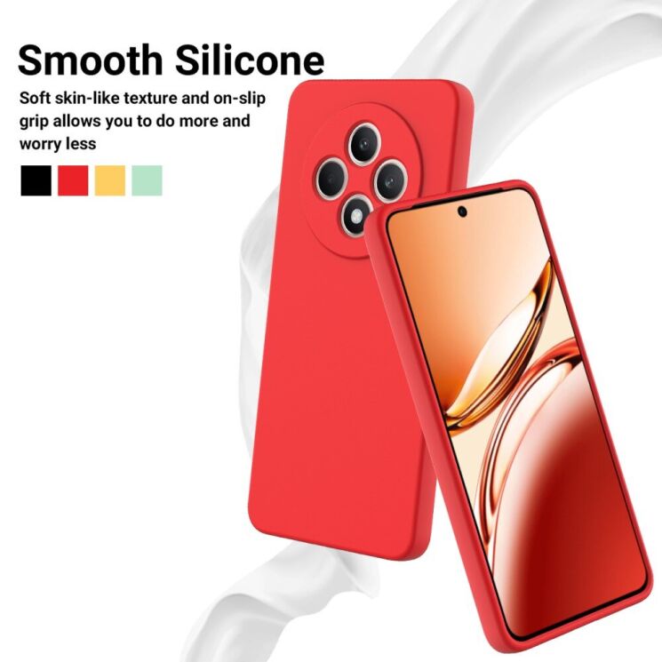Защитный чехол Deexe Silicone Case для OPPO Reno 12 F/FS - Black: фото 3 из 8