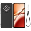 Защитный чехол Deexe Silicone Case для OPPO Reno 12 F/FS - Black (360115B)