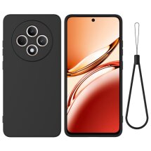 Захисний чохол Deexe Silicone Case для OPPO Reno 12 F/FS - Black: фото 1 з 8