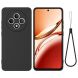 Защитный чехол Deexe Silicone Case для OPPO Reno 12 F/FS - Black (360115B). Фото 1 из 8