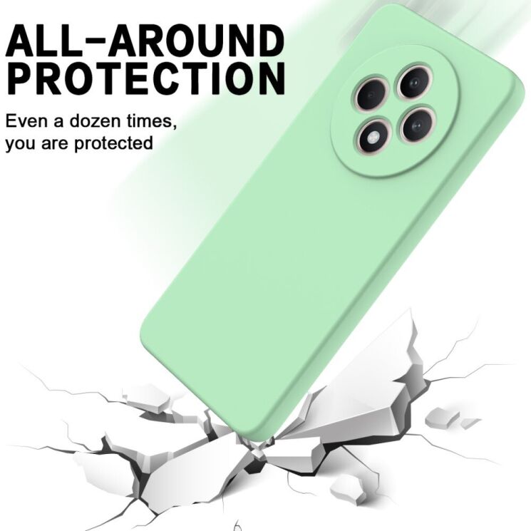 Защитный чехол Deexe Silicone Case для OPPO Reno 12 F/FS - Black: фото 5 из 8