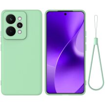 Силиконовый (TPU) чехол Deexe Silicone Case для Realme 15 Pro - Green: фото 1 из 9