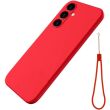 Защитный чехол Deexe Silicone Case для Samsung Galaxy A25 (A256) - Red (344917R)