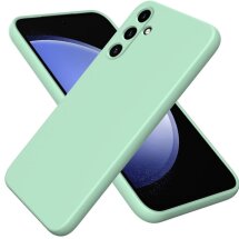 Защитный чехол Deexe Silicone Case для Samsung Galaxy A35 (A356) - Green: фото 1 из 8