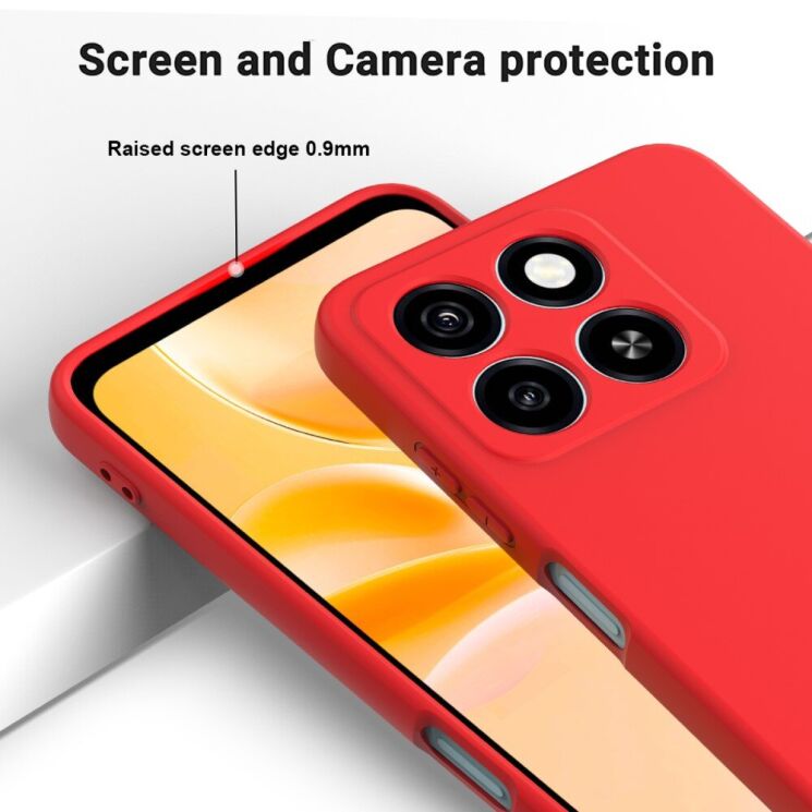 Защитный чехол Deexe Silicone Case для ZTE Blade A35 / Blade A55 - Black: фото 4 из 8