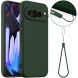 Защитный чехол Deexe Silicone Case with MagSafe для Google Pixel 9 Pro - Dark Green (359932DG). Фото 1 из 9