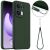 Защитный чехол Deexe Silicone Case with MagSafe для OPPO Reno 13 Pro 5G - Dark Green: фото 1 из 10