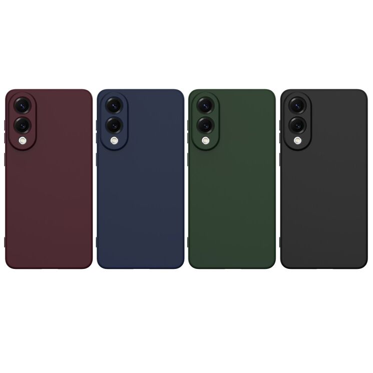 Защитный чехол Deexe Silicone Case with MagSafe для Samsung Galaxy S25 Edge (S937) - Black: фото 2 из 9