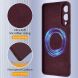 Защитный чехол Deexe Silicone Case with MagSafe для Samsung Galaxy S25 Edge (S937) - Black (377563B). Фото 8 из 9