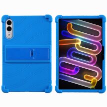 Защитный чехол Deexe Silicone Kickstand для Lenovo Yoga Tab 11.1 - Dark Blue: фото 1 из 21