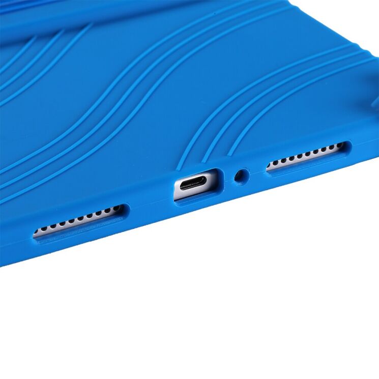 Захисний чохол Deexe Silicone Kickstand для Lenovo Yoga Tab 11.1 - Baby Blue: фото 16 з 19