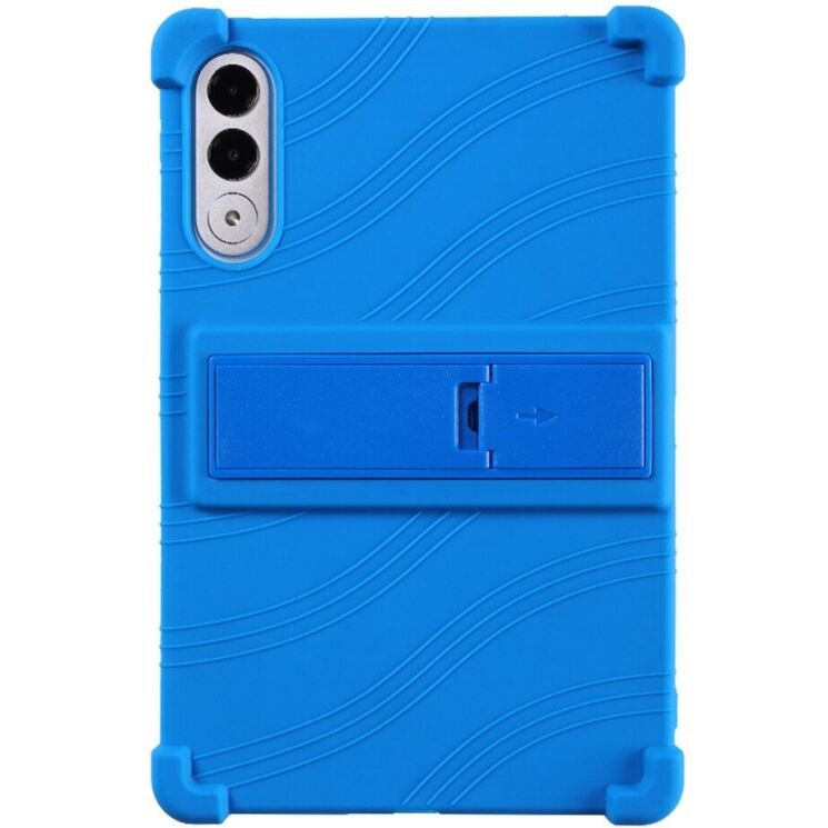 Захисний чохол Deexe Silicone Kickstand для Lenovo Yoga Tab 11.1 - Dark Blue: фото 4 з 21