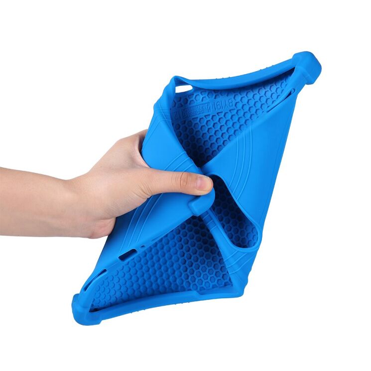 Захисний чохол Deexe Silicone Kickstand для Lenovo Yoga Tab 11.1 - Baby Blue: фото 13 з 19