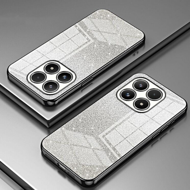 Захисний чохол Deexe Sparkles Cover для Xiaomi 17 - Black: фото 2 з 7