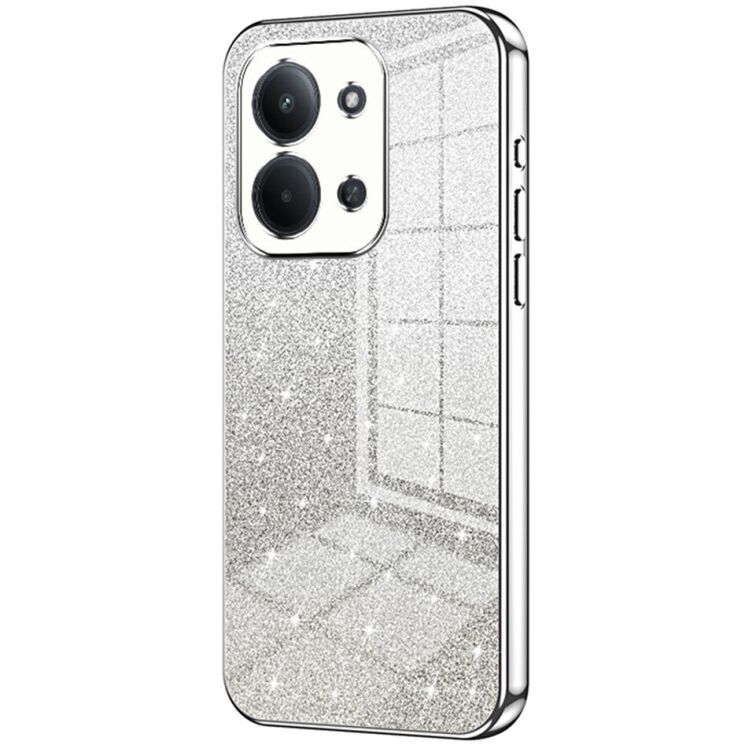 Захисний чохол Deexe Sparkles Cover для Xiaomi Redmi 15C / Poco C85 - Silver (386166S) Захисний чохол Deexe Sparkles Cover для Xiaomi Redmi 15C / Poco C85 - Silver: фото 1 з 7
