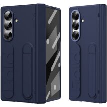 Защитный чехол Deexe Standing Grip для Samsung Galaxy Fold 7 - Blue: фото 1 из 7