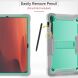 Защитный чехол Deexe Storm Stand для Samsung Galaxy Tab S10 FE Plus - Green / Grey (378520HG). Фото 3 из 8