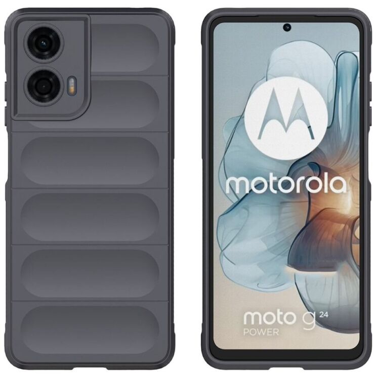 Защитный чехол Deexe Terra Case для Motorola Moto G24 Power - Dark Grey: фото 1 из 3