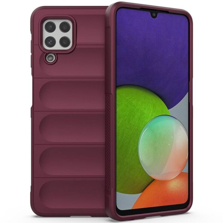Защитный чехол Deexe Terra Case для Samsung Galaxy A22 (A225) - Wine Red: фото 1 из 6