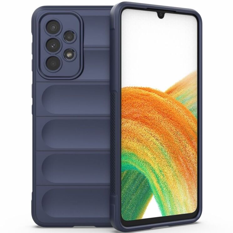 Защитный чехол Deexe Terra Case для Samsung Galaxy A33 (A336) - Dark Blue: фото 1 из 5