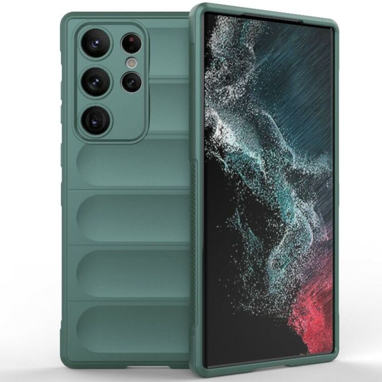 Захисний чохол Deexe Terra Case для Samsung Galaxy S23 Ultra - Green: фото 1 з 8