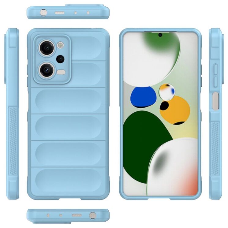 Защитный чехол Deexe Terra Case для Xiaomi Redmi Note 12 Pro 5G - Baby Blue: фото 6 из 8