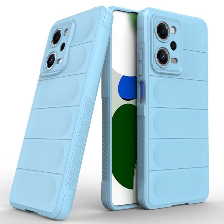 Защитный чехол Deexe Terra Case для Xiaomi Redmi Note 12 Pro 5G - Baby Blue: фото 5 из 8
