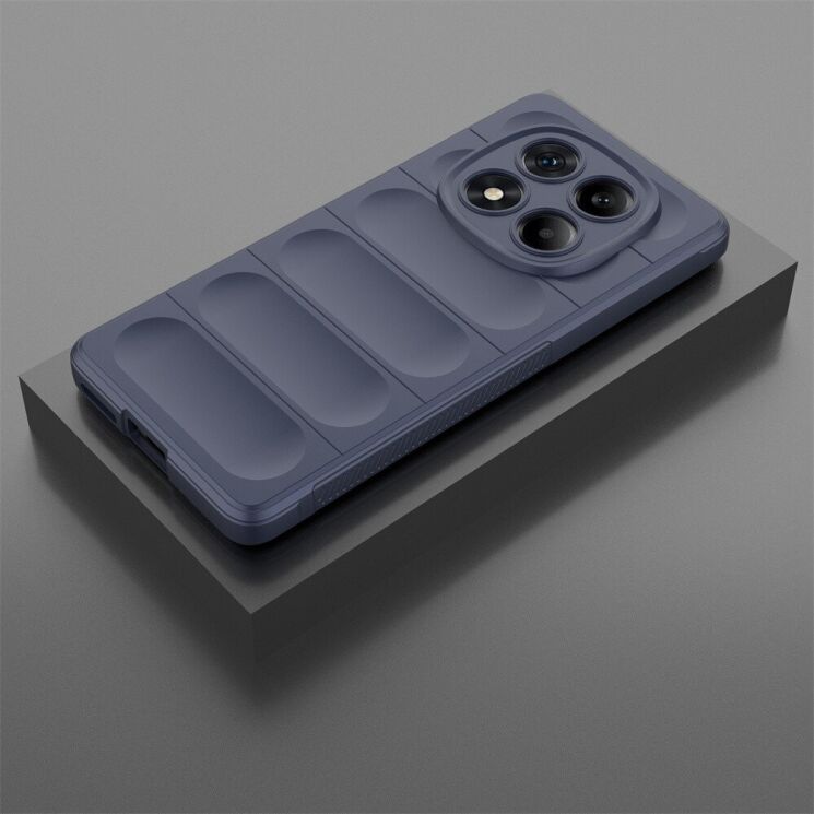 Защитный чехол Deexe Terra Case для Xiaomi Redmi Note 14 Pro - Dark Blue: фото 4 из 7
