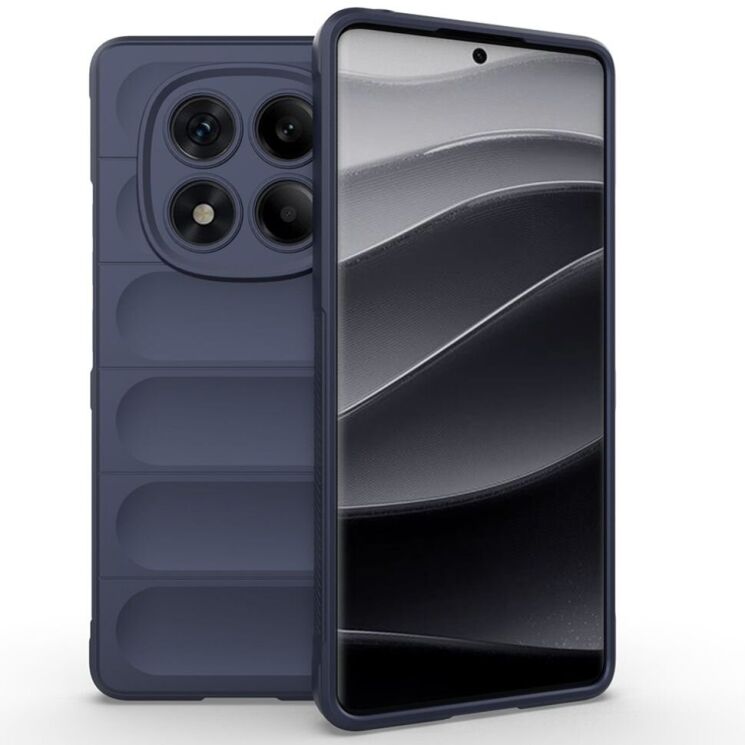 Защитный чехол Deexe Terra Case для Xiaomi Redmi Note 14 Pro - Dark Blue: фото 1 из 7