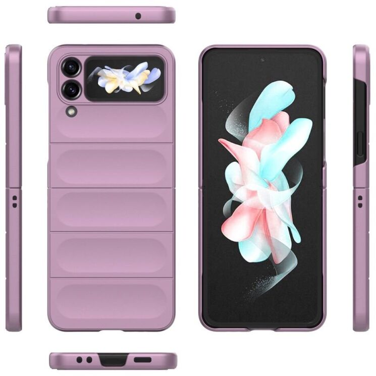 Защитный чехол Deexe Terra Case (FF) для Samsung Galaxy Flip 4 - Light Purple: фото 5 из 11