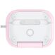 Защитный чехол DUX DUCIS PECQ Series для Apple AirPods Pro 2 - Pink / White (306047PW). Фото 4 из 16