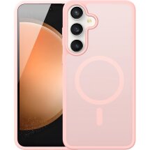 Защитный чехол DUX DUCIS Yind Series MagSafe для Samsung Galaxy S26 FE / S25 FE (S731) - Light Pink: фото 1 из 9