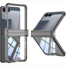 Захисний чохол GKK Airbag Clear Case для Samsung Galaxy Flip 8 - Transparent Black: фото 1 з 8