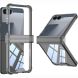 Захисний чохол GKK Airbag Clear Case для Samsung Galaxy Flip 8 - Transparent Black (423524TB). Фото 1 з 8