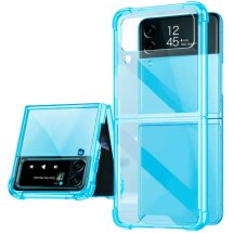 Защитный чехол GKK AirBag для Samsung Galaxy Flip 4 - Transparent Blue: фото 1 из 7