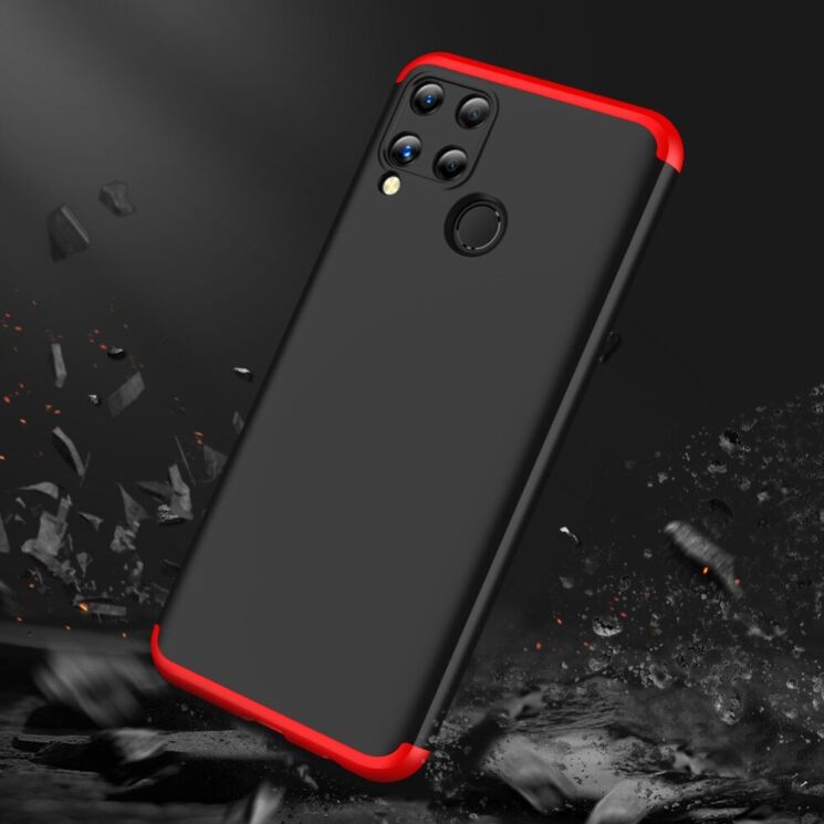 Защитный чехол GKK Double Dip Case для Realme C15 - Black / Red (282403BR) Защитный чехол GKK Double Dip Case для Realme C15 - Black / Red: фото 6 из 12
