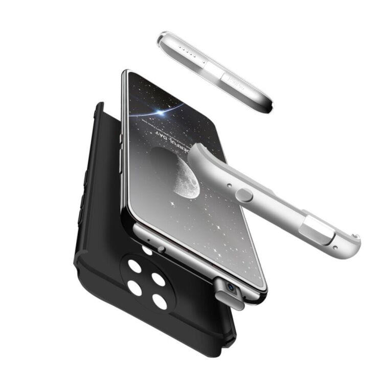 Защитный чехол GKK Double Dip Case для Xiaomi Poco F2 Pro / Redmi K30 Pro - Black / Silver: фото 4 из 8