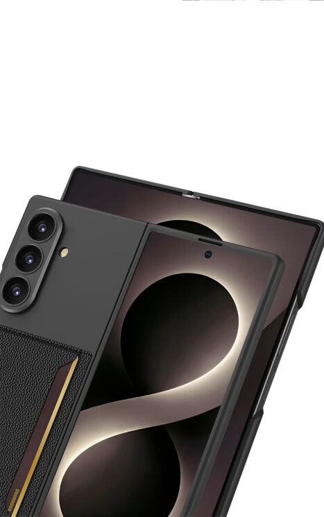 Защитный чехол GKK Slim Holder для Samsung Galaxy Fold 8 Ultra - Black: фото 5 из 8