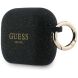 Захисний чохол Guess Silicone Glitter Ring для AirPods Pro 3 (GUAP3SGGEK) - Black (390169B). Фото 3 з 5