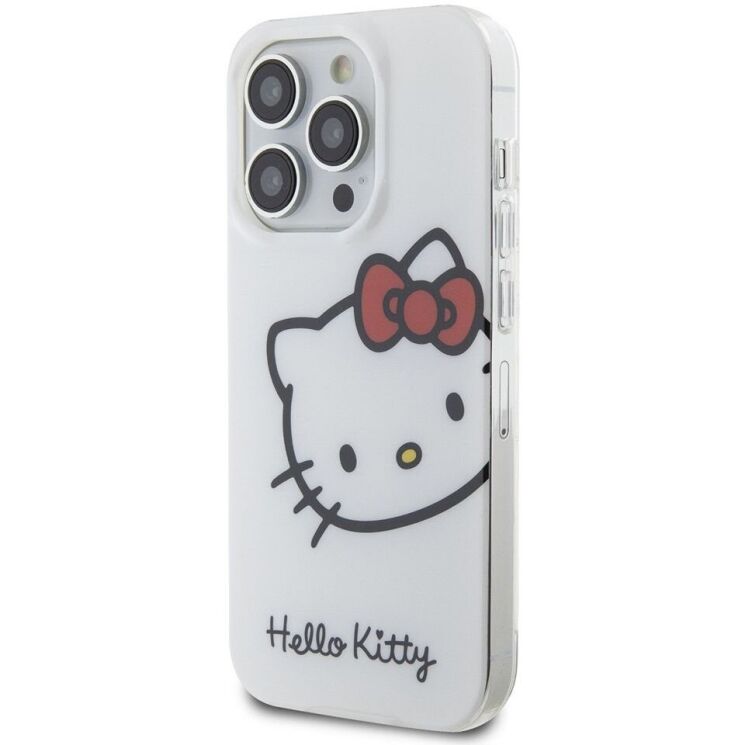 Защитный чехол Hello Kitty IML Head Logo для Apple iPhone 13 Pro - White: фото 3 из 8