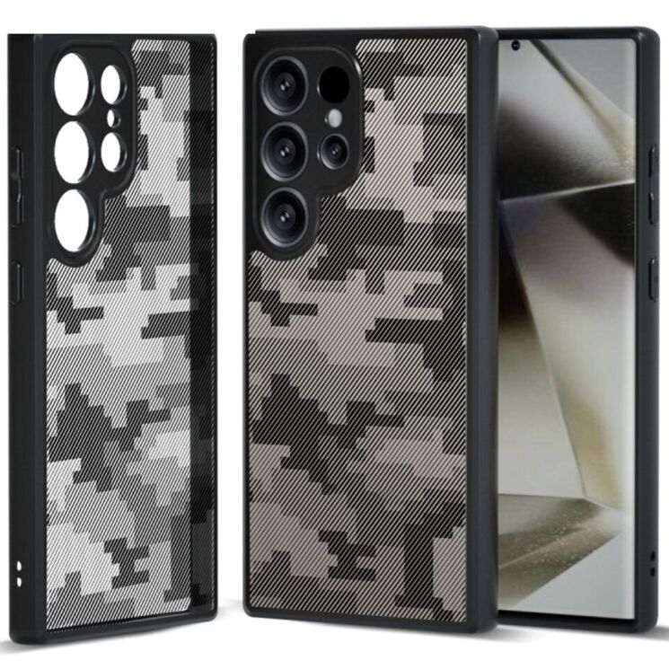 Захисний чохол IBMRS Military для Samsung Galaxy S25 Ultra (S938) - Grid Camouflage: фото 1 з 7