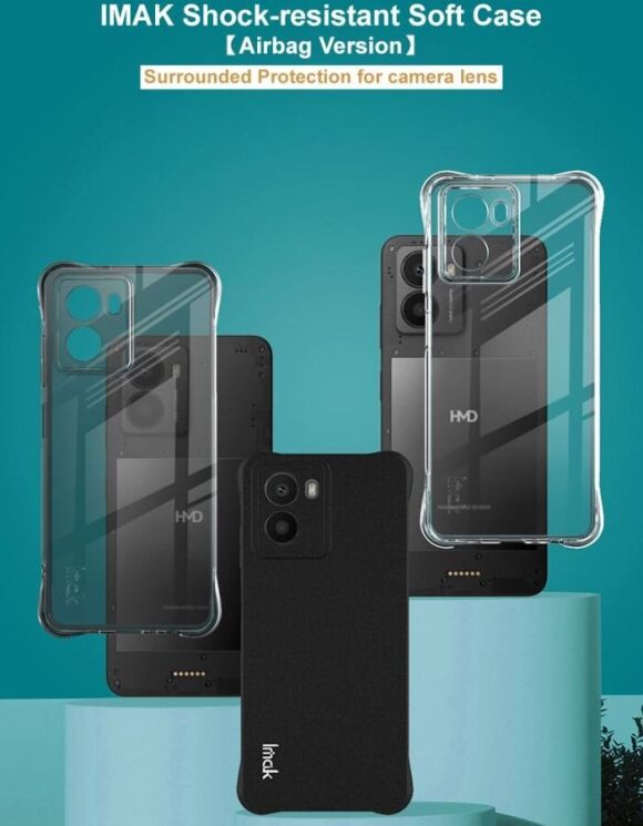 Защитный чехол IMAK Airbag MAX Case для HMD Fusion - Black: фото 5 из 9