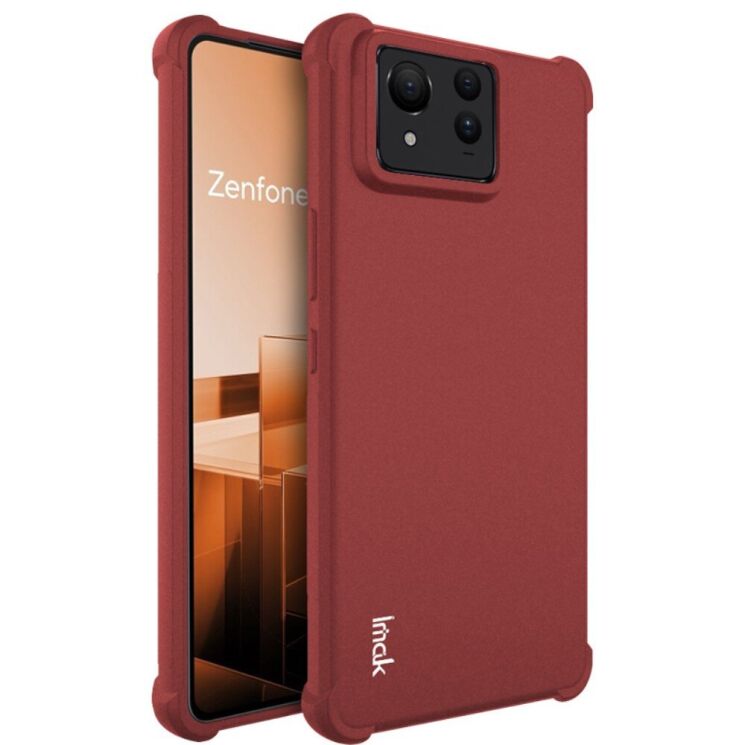 Защитный чехол IMAK Airbag Sand Case для ASUS Zenfone 11 Ultra - Red: фото 1 из 9