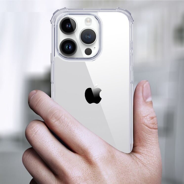 Защитный чехол IPAKY Airbag Series для Apple iPhone 15 Pro - Transparent: фото 9 из 11