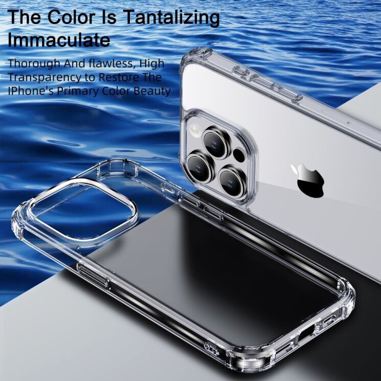 Защитный чехол IPAKY Airbag Series для Apple iPhone 15 Pro - Transparent: фото 2 из 11