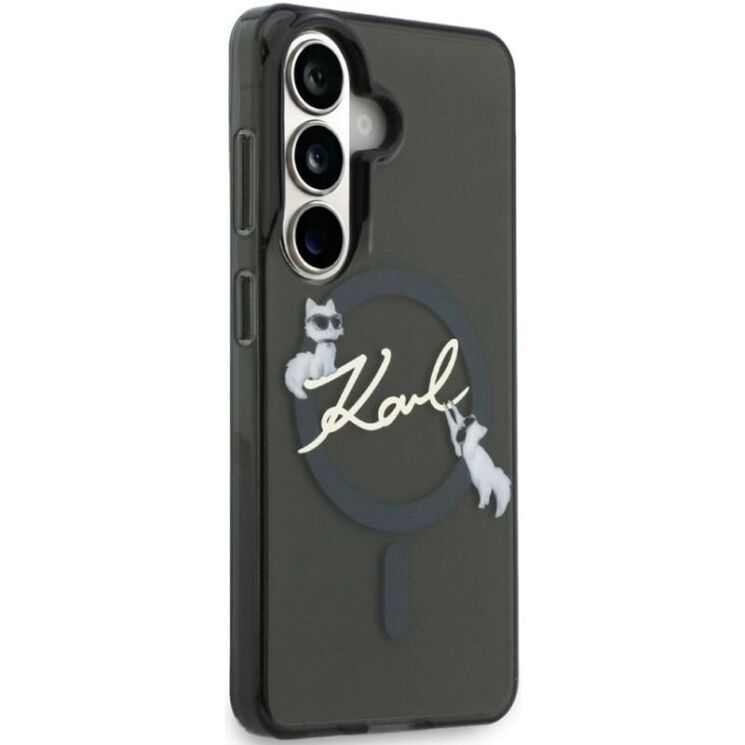 Защитный чехол Karl Lagerfeld IML Choupettes Karl Script Logo MagSafe для Samsung Galaxy S26 (KLHMS26S5HKSCAK) - Black (412000B) Защитный чехол Karl Lagerfeld IML Choupettes Karl Script Logo MagSafe для Samsung Galaxy S26 (KLHMS26S5HKSCAK) - Black: фото 4 из 8