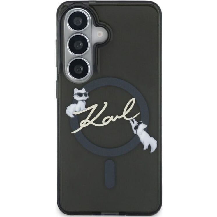 Защитный чехол Karl Lagerfeld IML Choupettes Karl Script Logo MagSafe для Samsung Galaxy S26 (KLHMS26S5HKSCAK) - Black (412000B) Защитный чехол Karl Lagerfeld IML Choupettes Karl Script Logo MagSafe для Samsung Galaxy S26 (KLHMS26S5HKSCAK) - Black: фото 3 из 8