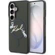 Защитный чехол Karl Lagerfeld IML Choupettes Karl Script Logo MagSafe для Samsung Galaxy S26 (KLHMS26S5HKSCAK) - Black (412000B)